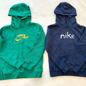 Bundle of 2 Boys Nike Hoodies, Size Small, NWOT